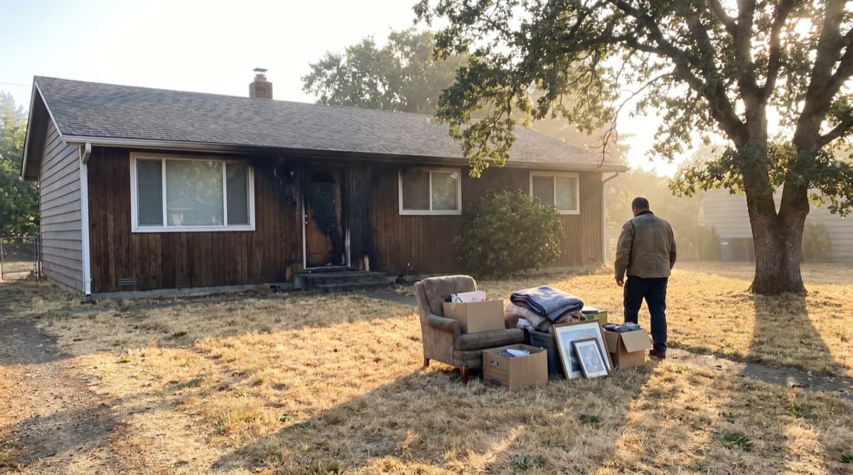 What to Do After a Fire Burns Your House